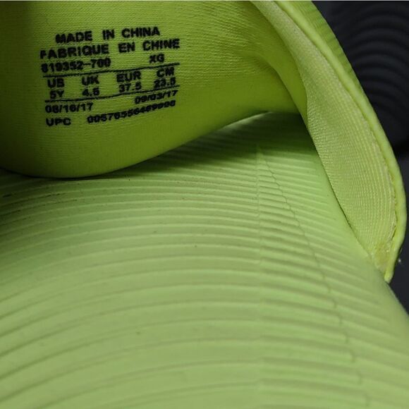 Nike  Kawa Slide Slides Volt/black Sandals - Picture 6 of 6